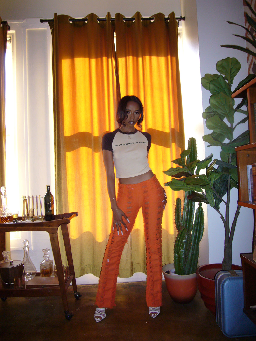 IM ALREADY A FLEX PANTS (Orange)